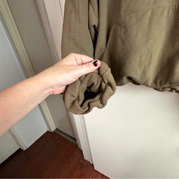 IDLT Basics Brown Loose Oversized Double Layer Comfort Unisex Perfect Hoodie XL - Picture 9 of 16